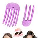 4-Pack Hair Volume Clips for Fluffy Bangs & High Crown - Heatless Hair Styling Tools for Instant Volume & Natural Puffy Hairstyles, Safe for All Hair Types