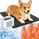 DuDuDog Pet Pad Water Circulation Self Cooling System for Summer | Timed Electronic Self-Cooling and Heating for Dogs and Cats, 24 x 16 in