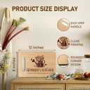 Granny's Bamboo Cutting Board Gifts, Kitchen Gifts For Granny's, Home Kitchen Decor, Bamboo Cutting Board With Warm Words, Mother's Day Birthday Gifts For Granny From Grandson Granddaughter -A37