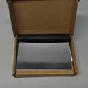 Amazon Basics Multi-Purpose Bench Scraper, Stainless Steel Dough Cutter with Measurement Marks, Dishwasher Safe, Non-slip Contoured Grip, 6", Black, Silver