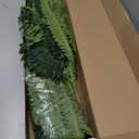 FOREST PRINCE 35" Ferns Artificial Bush Plants Large, 2 Artificial Boston Ferns with 39 Fronds for Outdoors Home Decor