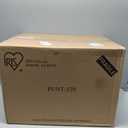 IRIS USA Top Entry Cat Litter Box, Hooded Privacy, Large, Black/Gray