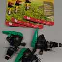 Rain Bird P5-R PLUS Plastic Impact Sprinkler with Nozzle Set, Adjustable 20 - 360 Pattern, 24' - 45' Spray Distance (25' - 41'), Pack of 3 
