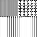 50 Pieces Plastic Balloon Sticks 13 inch Reusable Balloon Holder and Cup for Birthday Graduation Prom Wedding Anniversary Party Decoration Supplies (Black)i
