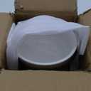 Ceramic Raised Cat Dishes or Small Dog Bowl with Metal Stand 12 oz, Pet Food or Water Bowls, White