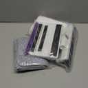 Baseboard Cleaner Tool with Handle, 60" Extendable Long Handle Baseboard Cleaner with 5 Reusable Pads for Baseboards Cleaning, Ceiling, Wall, Floor, Bathroom Kitchen (Purple)