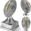 Silver Fantasy Football Champion Trophy 6 Inch Winner Glory Award Celebrate The Game Winning Touchdown or Playoff Win Championship