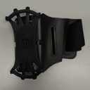 VUP Running Armband 360Rotatable for iPhone 17/16/15/14/13/Pro Max/Pro/Mini/12/11/SE/Xs/XR/X/8/7/Plus, Fits All 4-6.7 Inch Smartphones, with Key Holder Phone Armband for Running Hiking Biking (Black)