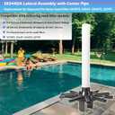 Bonbo SX244DA Lateral Assembly with Center Pipe Replacement for Hayward Sand Filter Compatible with Pro Series Sand Filter S270T2, S244T, S244TC, S270T