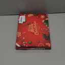 OurWarm 48pcs Wooden Christmas Ornaments, 6 Styles Unfinished Wood Slice Ornaments, DIY Christmas Ornaments Set with Bells, Colored Markers and Ropes, for DIY Craft Making and Christmas Tree Ornaments