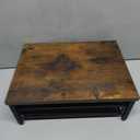 IBUYKE 2-Tier Coffee Pod Drawer Holder for K Cup, Capsule Pods Storage Organizer, Compact Under Coffee Pot Storage Drawer, Slim Home Kitchen Counter Organizer TCJ002H (Rustic Brown)