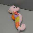 Baby Toys 0-6 Months,Infant Musical Seahorse Stuffed Animals Sensory Toys with Bright Colors,Multiple Textures,Rattles & Crinkle Sound Paper,Soft Tummy Time Toy for Newborn Boys Girls 0-12 Months-Pink