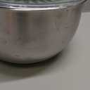 Stainless Steel Salad Spinner, Lettuce Spinner with Drain, Non-Slip Base, Stop Button, Vegetable Dryer, BPA Free, 5.3 Qt