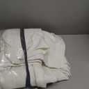 92 Inch Long Pinch Pleat Linen Curtains for Living Room 2 Panels Set Natural Cream Boho Semi Sheer Light Filtering Neutral 92 Inch Pleated Curtain with Rings Hooks Floor Ceiling Bedroom Window