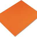 Pacon PAC54781 4-Ply Railroad Board, Orange, 22" x 28", 25 Sheets