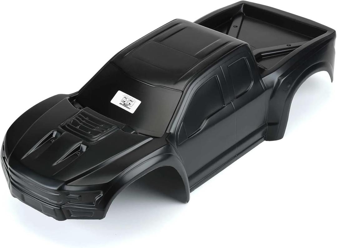 Pro-Line Racing Pre-Cut 2017 Ford F-150 Raptor Black Body X-MAXX PRO348218 Car/Truck Bodies Wings & Decals, Medium