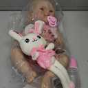 RXDOLL Realistic Reborn Baby Dolls Silicone Full Body Girl 18 Inch Lifelike Baby Dolls That Look Real Life Newborn Infant Baby Doll Anatomically Correct Toy Xmas Gifts