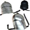 Medieval Pauldron Set Pair Plate Armor Carbon Steel Real Adult Size