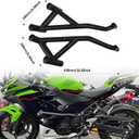 Highway Crash Bars Engine Guard Compatible with Kawasaki Ninja ZX-4R ZX-4RR ZX4R ZX4RR 2023 2024 2025 Motorcycle Protection from Drops Accessories