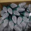 C9 Christmas Lights Outdoor, 72 FT 110 LED C9 String Lights, 8 Modes & Timer Connectable Waterproof for Christmas Tree Light Indoor Outdoor Roofline Patio Outside Garden Yard Xmas Decor, Warm White