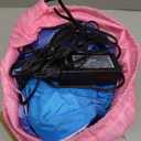 GOOSH 6.2 FT Birthday Inflatables Outdoor Decorations Cake with Candle, Happy Birthday Blow Up Yard Decoration with Colorful Rotating LED Lights for Party Garden Lawn