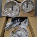 bella Cookware Set, 12 Piece Pots and Pans with Utensils, Nonstick PFOA Free Scratch Resistant Cooking Surface Compatible with All Stoves, Nylon and Aluminum, Black