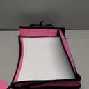 Kids Travel Tray for Airplane - Toddler Car Seat Table Tray, Road Trip Essentials for Boys & Girls, Carseat Lap Desk for Kids Road Trip Activities (Pink)