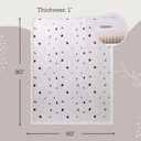 Hakuna Matte CloudSoft Baby Play Mat for Floor 60" x 80" Confetti Coral Velvet Memory Foam Rug for Crawling & Cozy Play Non-Slip, Water-Resistant, Easy-CareTummy Time Mat, Playmat for Playpen