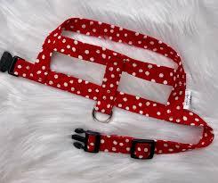 Polkadot Dog Harness // Simple Dog Harness, easy on dog harness, slip on dog harness small dog harness, medium dog harness, puppy harness