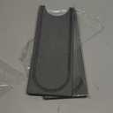 Faucet Mat for Kitchen Sink with Raised Feet, Fast Drying Diatomite Stone Sink Tray, Water Absorbent Faucet & Sink Splash Guard, Prevents Moisture Buildup, Durable Protector for Bathroom Counter (20" x 4", Dark Gray Style 2)