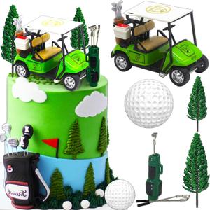 Luxury Golf Cake Decoration Heading for the Green Cake Topper Golf Themed Cake Decorations Golf Party Supplies Golf Party Favors Golf Birthday Decoration