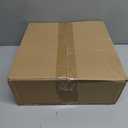 Oikss 100 Pack 5.25x3.25x8.25 Inch Small Plain Natural Kraft Paper Gift Bags with Handles Bulk for Birthday Party Favors Grocery Retail Shopping Business Goody Craft Bags Cub Sacks (Brown 100 Count)