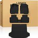 LASFIT Floor Mats & Cargo Mat for Honda HRV 2026 2025 2024 2023 Sport/LX/EX-L (Gasoline & Hybrid) & for Acura ADX 2025-2026, All Weather TPE Custom Fit HR-V Floor Liner Accessories Full Set, Black