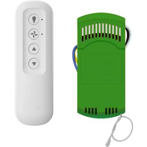 Ceiling Fan Remote Replacement Hunter 99770, Universal Ceiling Fan Remote Control Kit Compatible with Hunter Hampton Bay Harbor Breeze,with Dimmer Light,3 Speed Control with Wall Mount