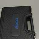 DISEN 12pcs Ratchet Wrenches Set Double Jointed, Metric Flex Head Ratcheting Wrench Set 8-19mm, Open End & Box End Combination Wrench, 72-Teeth, Cr-V Steel, with Heavy Duty Case