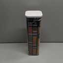 Pack Airtight Food Storage Container Set, BPA Free Kitchen Pantry Organization Canisters, One-handed Airtight Cereal Spaghetti Storage Containers, 2.1 L / 72oz, White