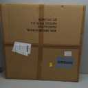 HBCY Creations Flag Display Case with Certificate Holder for 5' x 9.5' American Veteran Burial Flag, Solid Wood with Glass Front with Wall Mount or Standing Display, Cherry Finish