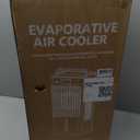 Feculs Portable Windowless Air Conditioners, 3-IN-1 Swamp Cooler, Evaporative Air Cooler, 6 Speeds & 3 Modes, 3-Gal Water Tank for Cooling, 20 FT/S Remote Control, Portable Air Cooler for Indoors, Medium