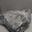 MAGZO Magnetic Thermal Insulated Door Curtain, 48" x 80", Upgraded Oxford Filled with Thicken Cotton, Weatherproofing Insulation Cover Blanket for Winter/Standard Entry Doors, Keep Cold Out, Grey