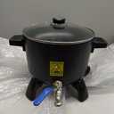 Wax Melter for Candle Making, 6Qts Candle Wax Melting Pot with Spout for Soy Wax Soap Base Easy Pour & Non-Stick & Temps