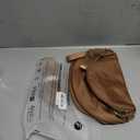 Pure Colour Crossbody Bag Bum Bag for Women,Spacious Purse Fanny Packs Belt Bag,Oversized Bum Bag (Colour Bum Bag-Coffee)