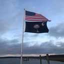 Embroidery Double Sided South Canrolina Flag 3x5 Outdoor- 340D Heavy Duty SC Canrolina Flags Canvas Header with 2 Brass Grommets Easy to Rising