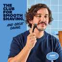 Dollar Shave Club | Travel Shave Set | 4 Extra Close Refill Cartridges, 1 Handle, 1 Razor Cover