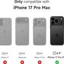 SURITCH for iPhone 17 Pro Max Case with Camera Control Cover, Camera Cover and Adjustable Kickstand, Compatible with MagSafe, Shockproof Bumper Protective Cases 6.9 Inch, Blue