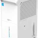 5,000 Sq.Ft Most Efficient Energy Star 2024 Dehumidifier,Vellgoo Max 120 Pint/D Compressor Dehumidifier for Basement with Drain Hose, Smart Humidity Control for Home, Large Rooms (White)