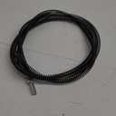 10mm Heavy-Duty Drain Auger Snake Cable with Drill Adapter - Flexible Plumbing Clog Remover for Kitchen, Bathroom, Toilet, Shower Sink & Pipe (6.5Ft/2M Drill-Powered Drain Cleaner)