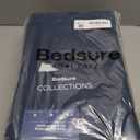 Bedsure Cotton Duvet Cover Set - 100% Cotton Waffle Weave Navy Duvet Cover California King, PureWoven Breathable Cal King Bedding Set for All Season, 3 Pieces, 104"x98"