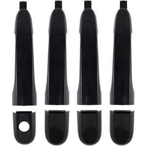 1 Lot 4 Doors Exterior Door Handle Outer Compatible with Kia Sportage 2005 2006 2007 2008 2009 2010