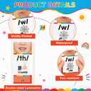 Colorful Consonants Sound Wall Bulletin Board Set Phonemic Awareness Classroom Decor Colorful Neutral Phonics Learning Cutouts Science of Reading Paper Cut for ESL Teaching Chalkboard Wall Decor