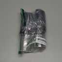 CIRCLE JOY Rechargeable Electric Salt and Pepper Grinder Set Gravity Salt and Pepper Mills Set with LED Light, No Battery Needed, Adjustable Coarseness, Washable 135ml Container, Black